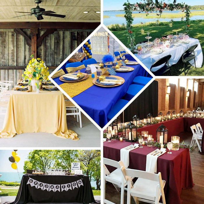 Elegant dining table setups for various occasions, showcasing vibrant table decorations.