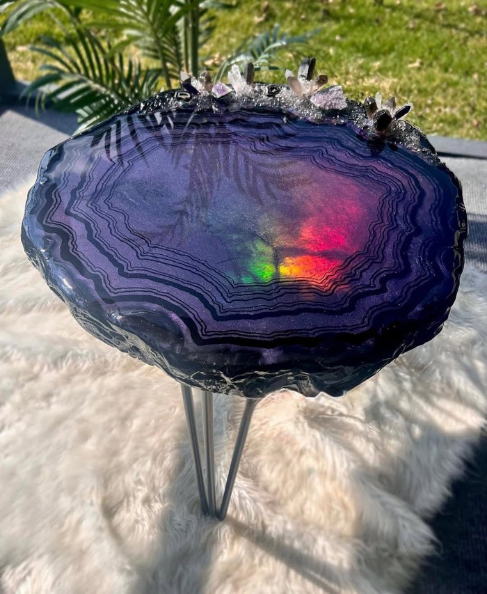 Prestige Horizon Handcrafted Resin Coffee Table with legs - Pacific Resin Art