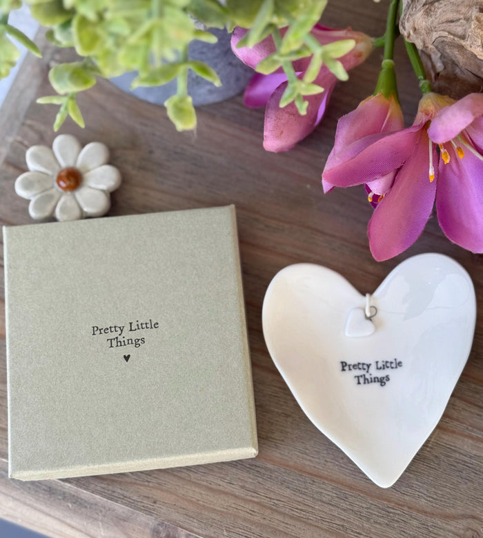 Pretty Little Things Porcelain Heart Dish