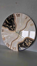 PrismPulse Artisanal Resin Wall Clock - Pacific Resin Art