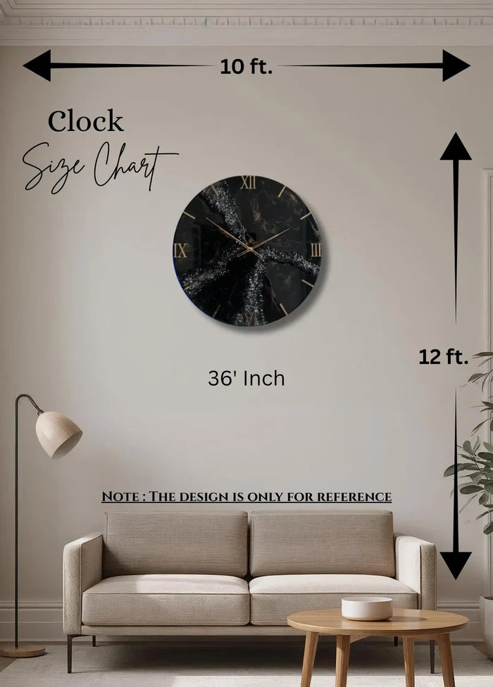 Sea Shells Ocean Resin wall clock | Elegant Clock For Home Decor - Pacific Resin Art