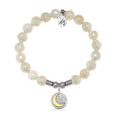 Radiant Soul Charm with Moonstone Gemstone Bracelet