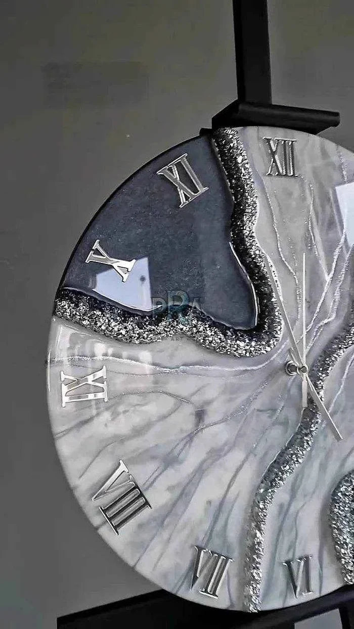 Resin Breeze Artisanal Resin Wall Clock - Pacific Resin Art