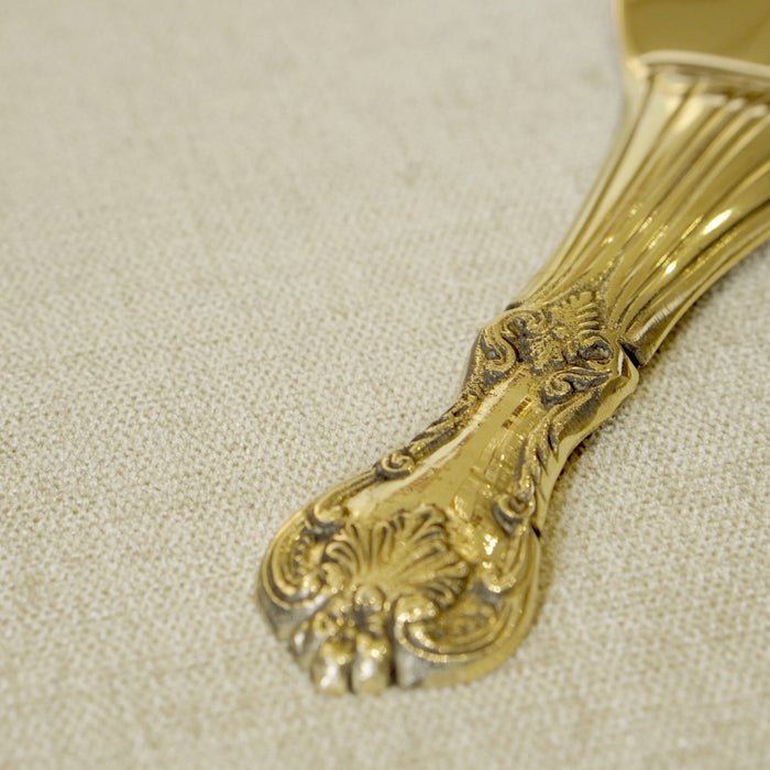 Rice Serving Spoon - Brass Globe -