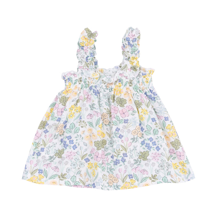 Ruffly Strap Top and Bloomer Set - Samantha Floral