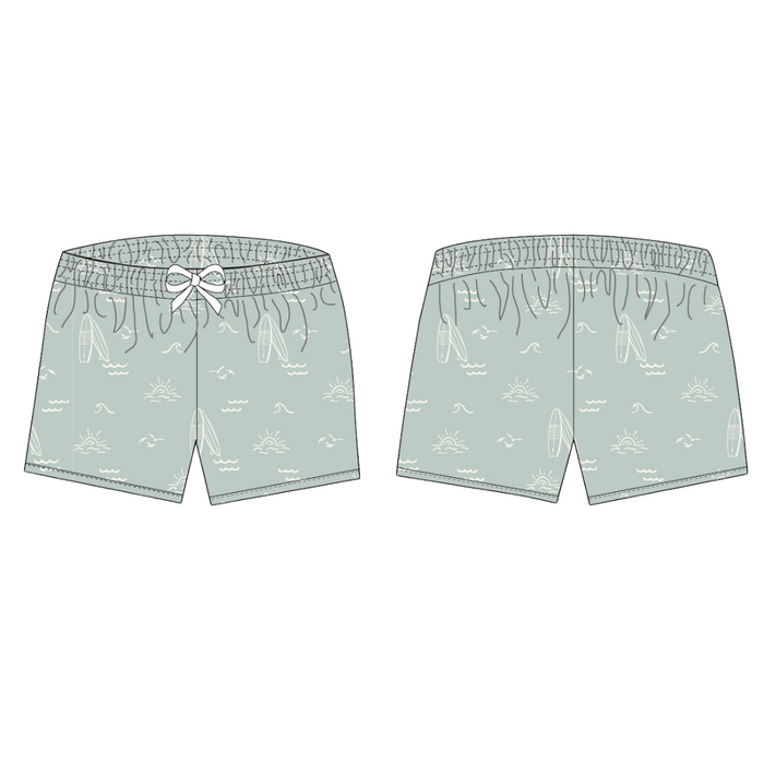 Sage Surfer Boys Swim Shorts