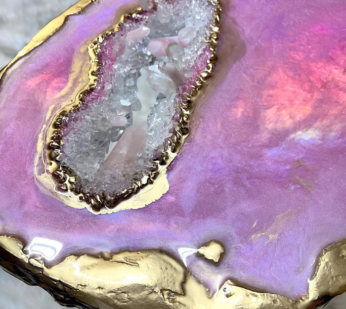 Serene Veins Handcrafted Resin Coffee Table with legs - Pacific Resin Art