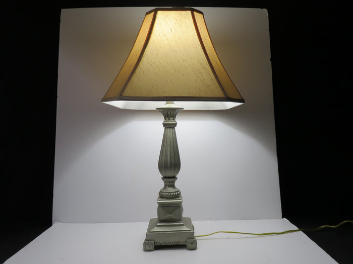 Silver Colored Table Lamp
