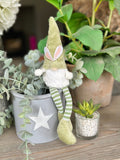 Small Bunny Gonk - Green and white