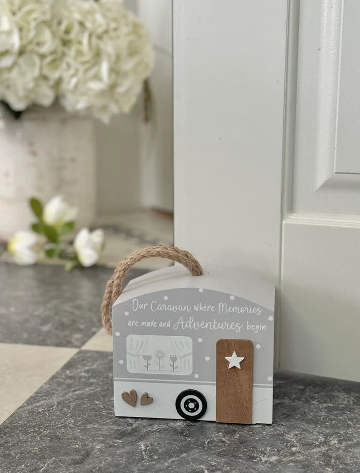 Solid Wood Caravan Door Stops - Available in 2 Designs