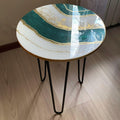 Spectrum Dream Resin Coffee Table with Legs - Pacific Resin Art