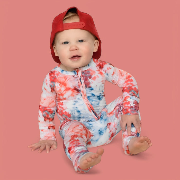 STARRY TIE DYE DREAM ROMPER