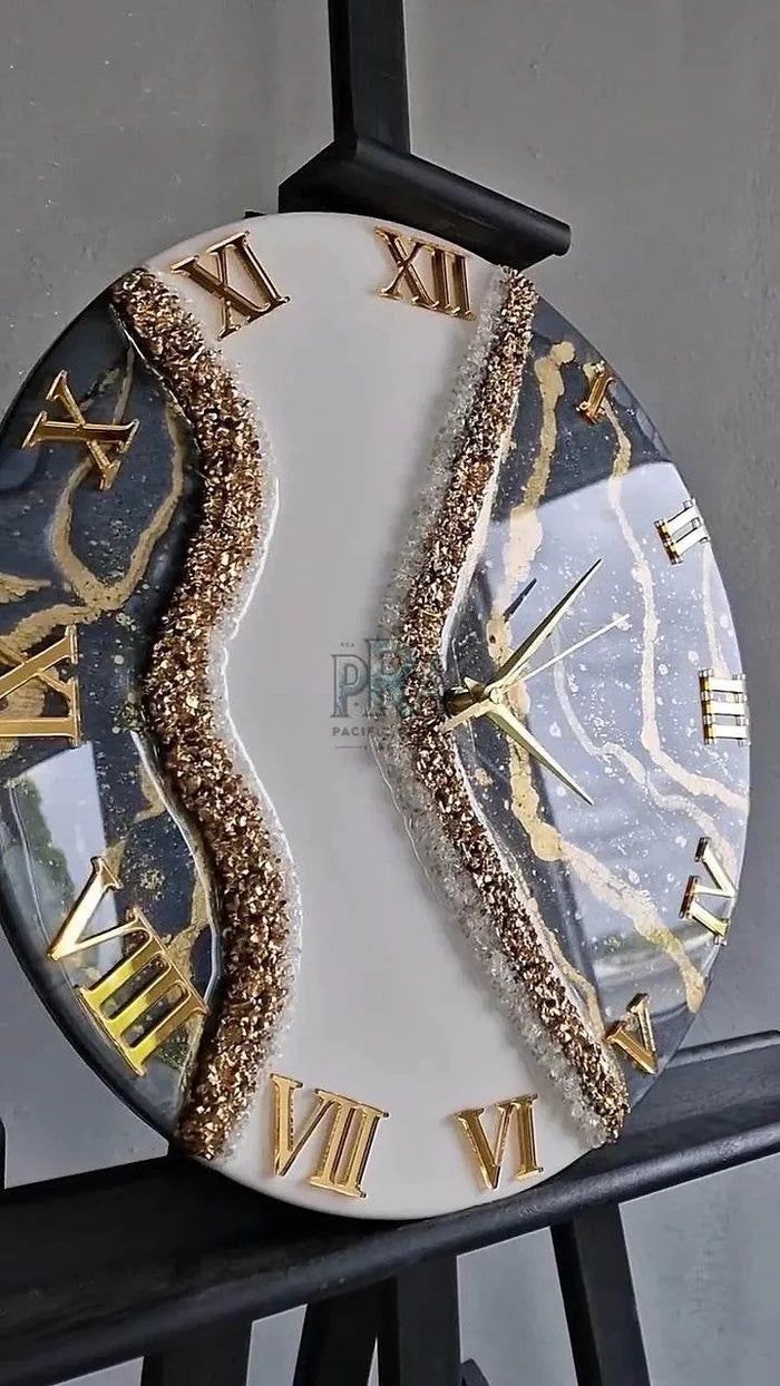 Stellar Cycle Premium Resin Wall Clock - Pacific Resin Art