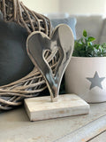 Stylised Table Top Heart