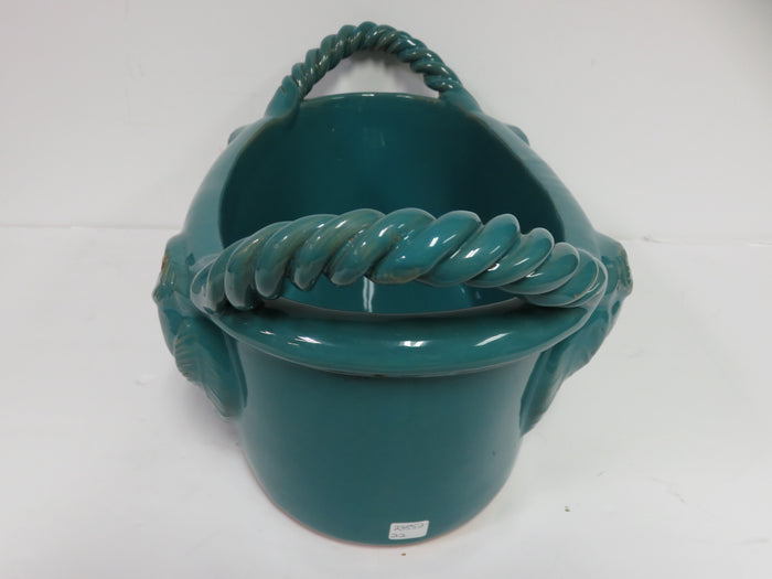Teal Italian Planter