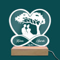 Together Is Our Favourite Place To Be - Personalized Acrylic Night Light - L102