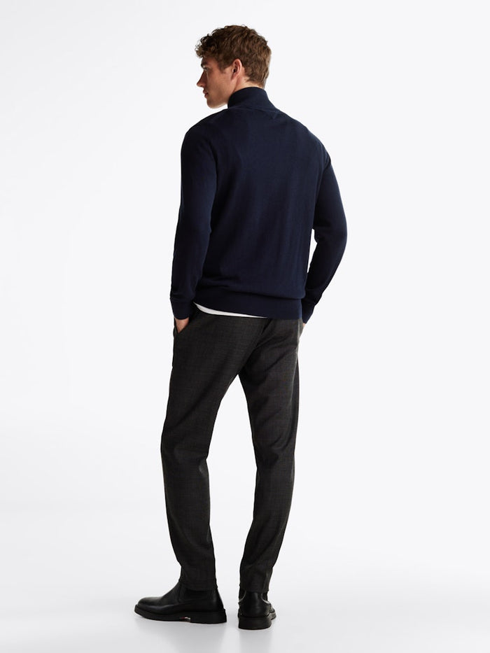 Tommy Hilfiger Pima Ctn Cashmere Zip Mock