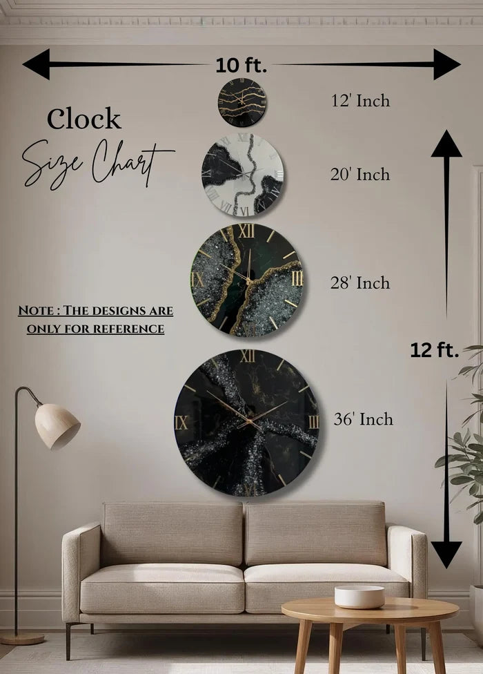 Sea Shells Ocean Resin wall clock | Elegant Clock For Home Decor - Pacific Resin Art