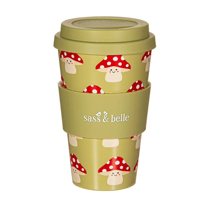 Travel Cup - Mushroom Pattern