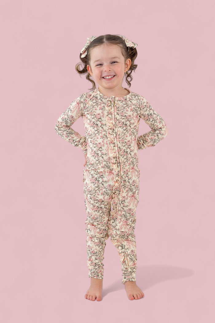 VICTORIAN BLOOM DREAM RUFFLE ROMPER