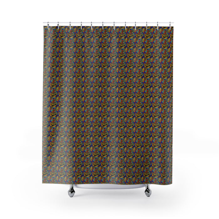 Vivid Abstractions Shower Curtain