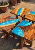 Water Style Resin Coffee Table | Luxury Centre Tables - Pacific Resin Art