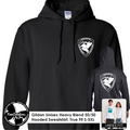 WGA - Basic Black Hooded Sweatshirt