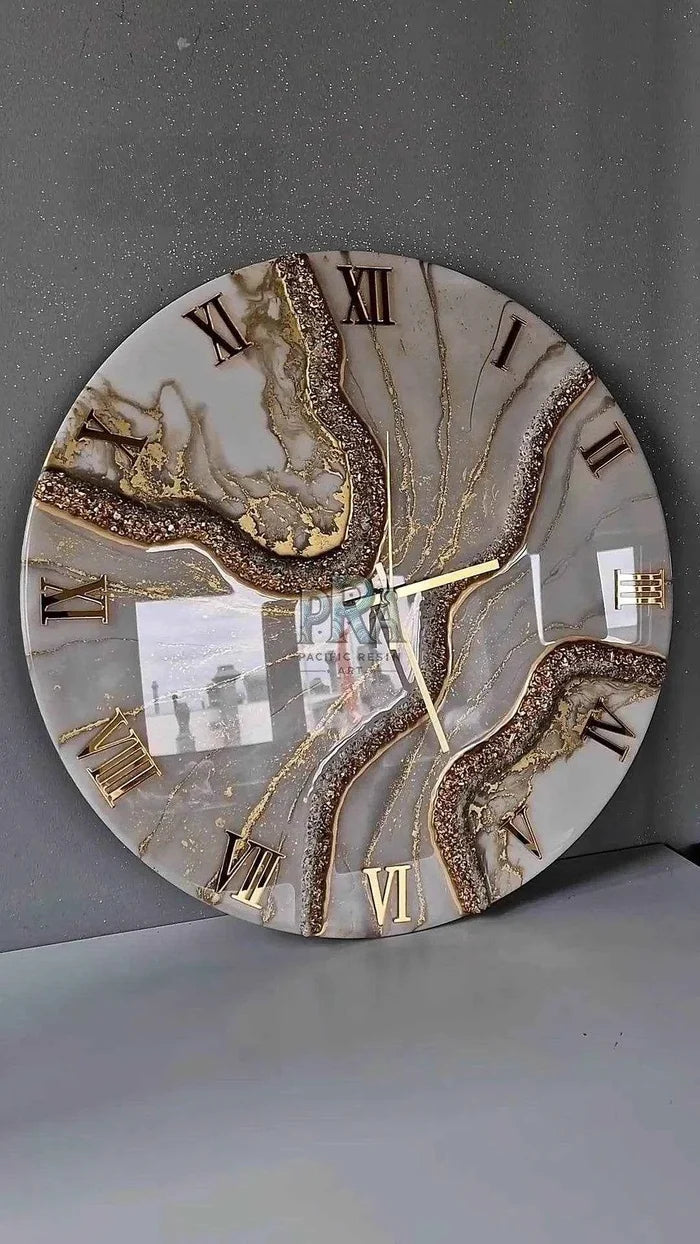 Whirlpool Hours Resin Wall clock - Pacific Resin Art