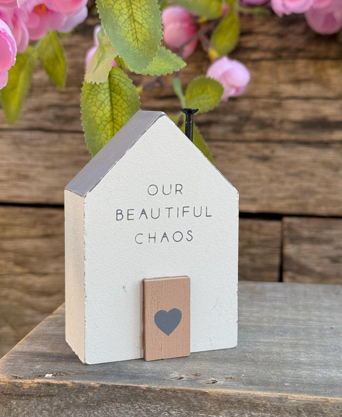 White Wooden House  "Our Beautiful Chaos"
