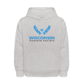 WHS Snow Logo Kids' Hoodie - heather gray