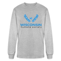WHS Snow Logo Long Sleeve T-Shirt - heather gray