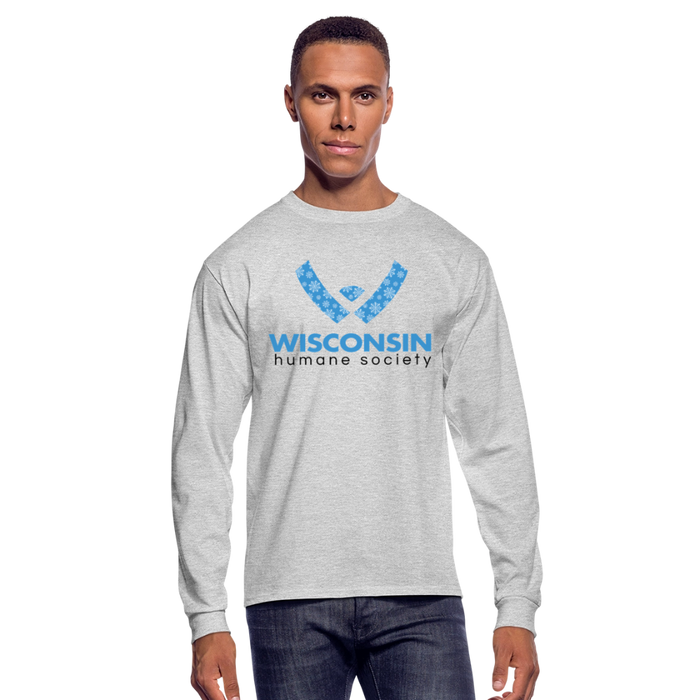 WHS Snow Logo Long Sleeve T-Shirt - heather gray