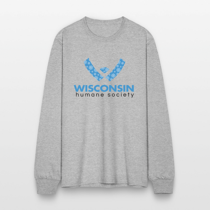 WHS Snow Logo Long Sleeve T-Shirt - heather gray