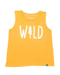 Wild Pine Women's Muscle Tank | Mustard