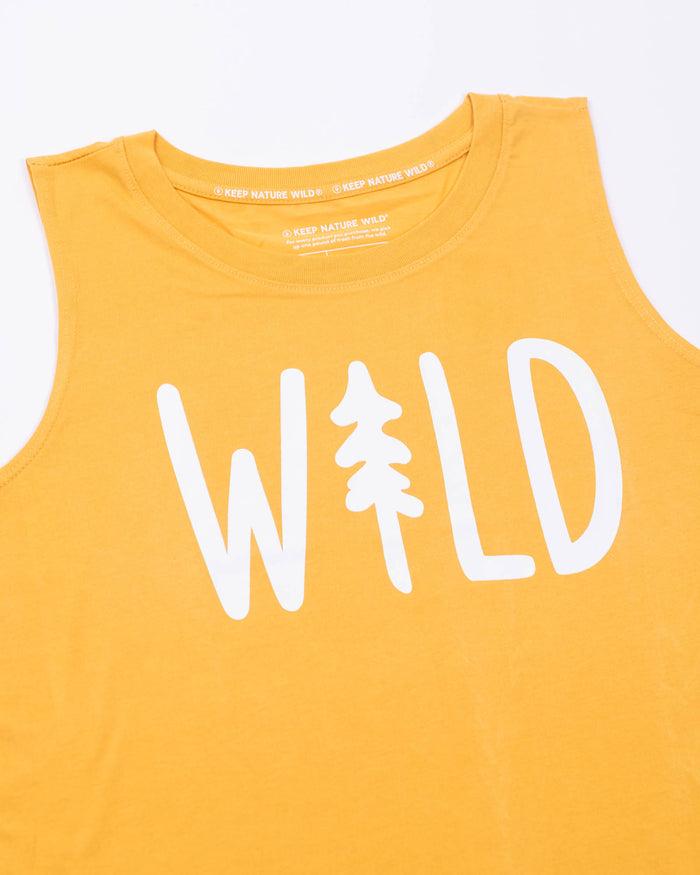 Wild Pine Women's Muscle Tank | Mustard