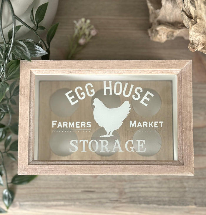 Wooden Egg Storage Box