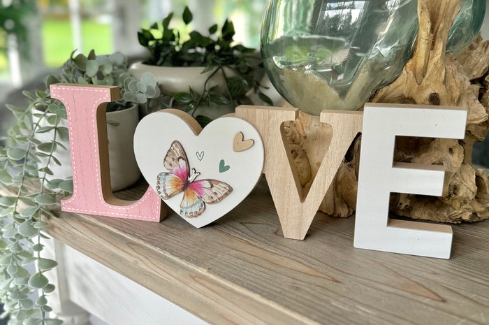 Wooden LOVE Sign Decor