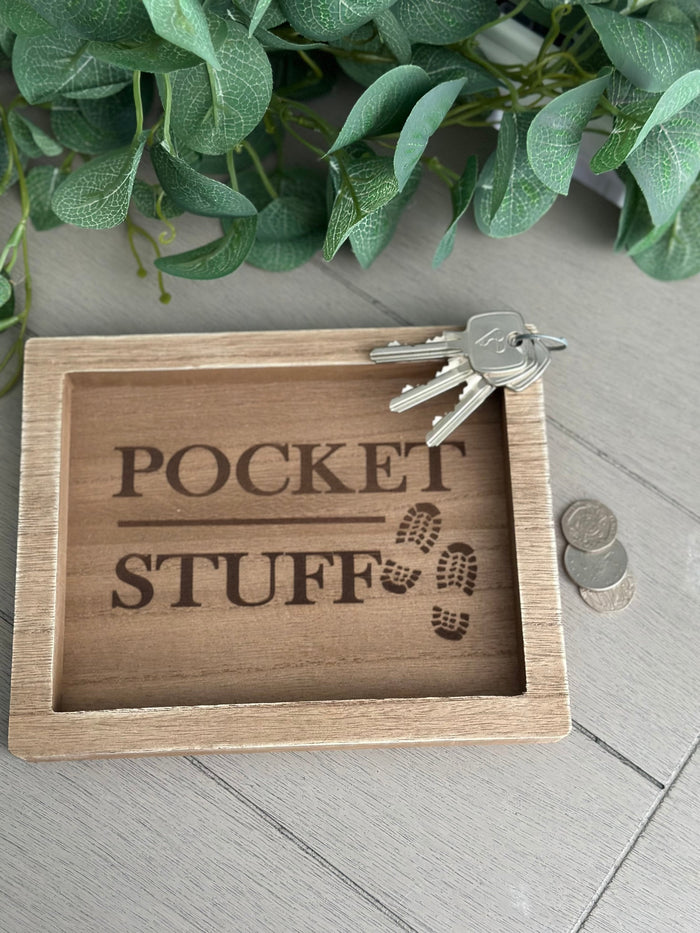 Wooden Tray - Pocket Stuff